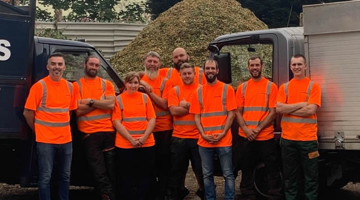 our team of tree surgeons who work throughout the blackburn area